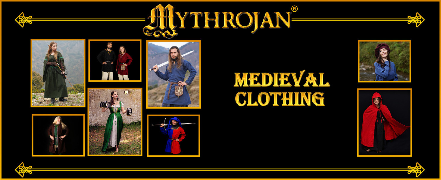 Medieval Canvas Tabard with 100% Cotton Canvas for Knight Crusader Costume Brown