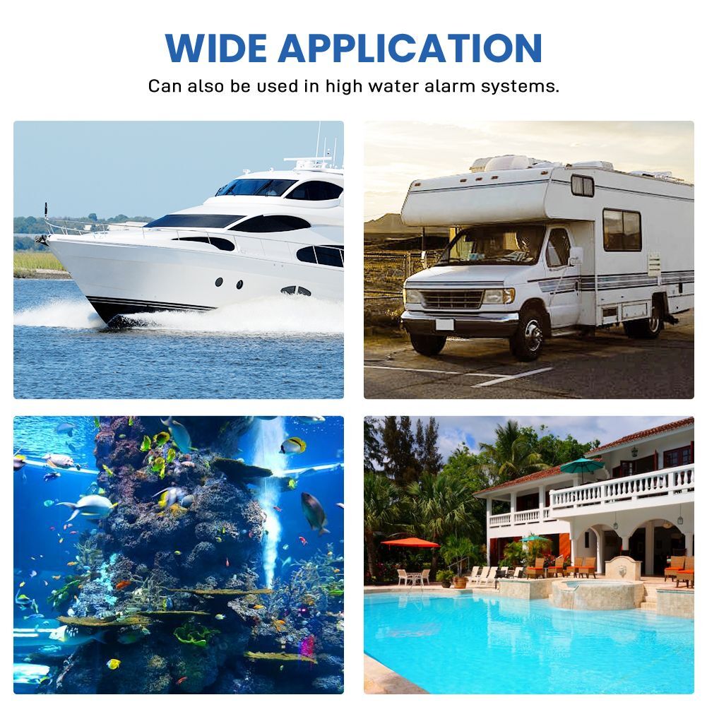 Automatic Float Switch For Bilge Water Pump 12V 24V 32V Boat Marine Boater Sport