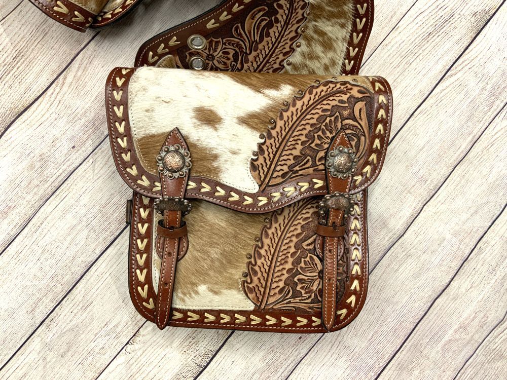 Showman Floral Frontier Saddle Bag