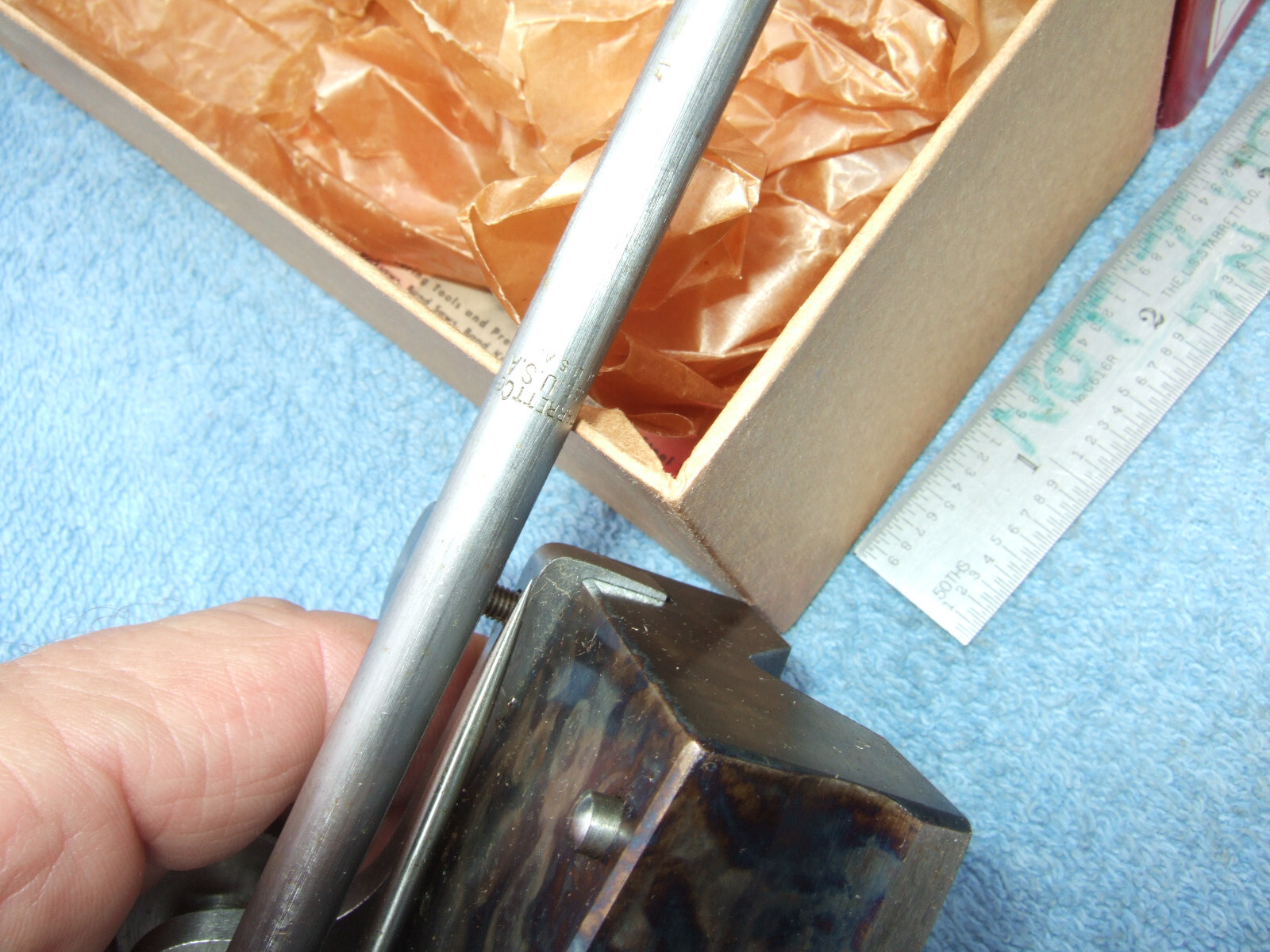 STARRETT SURFACE GAGE 257b OLD VINTAGE PRECISION INSPECTION TOOL GRINDER MILL #A