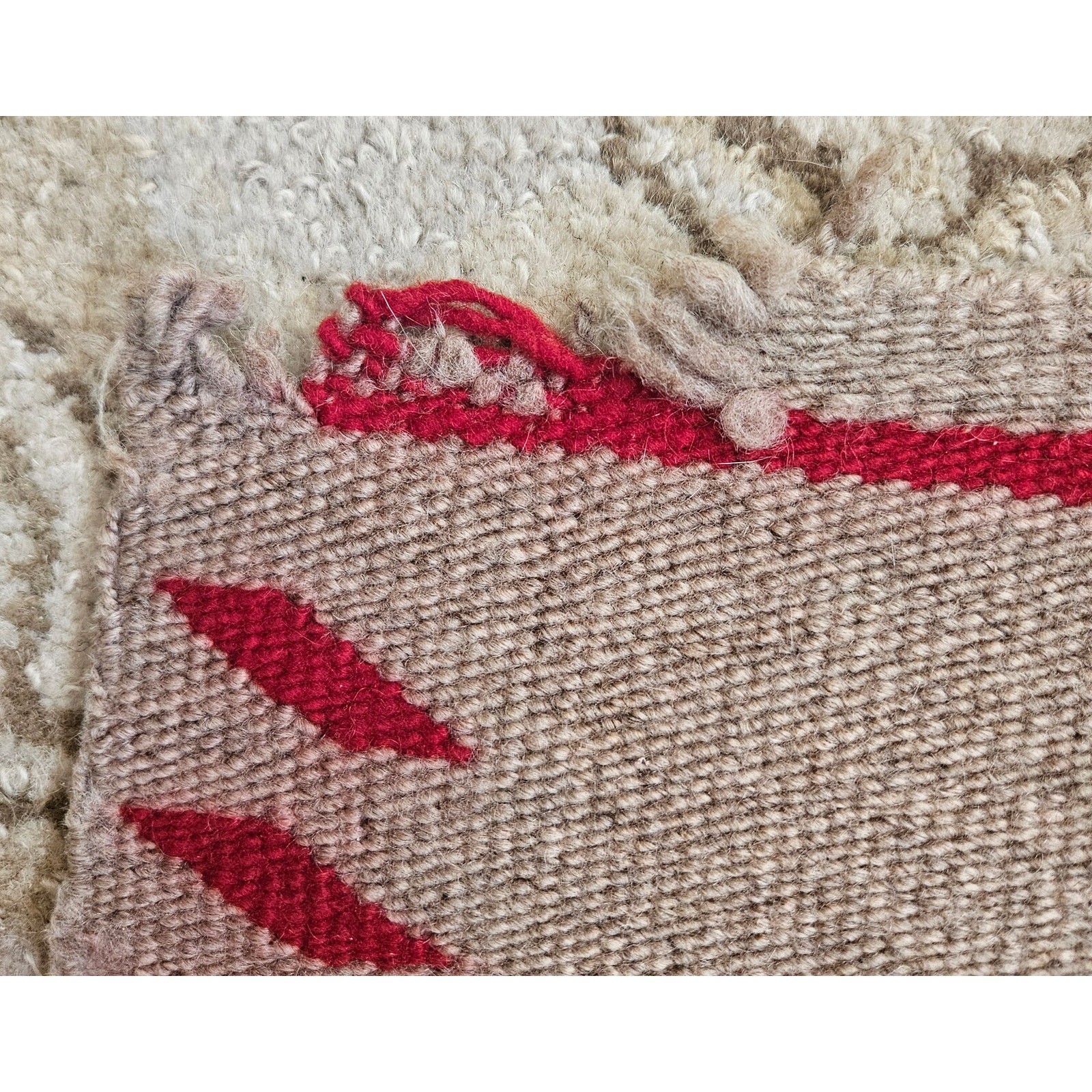 Authentic Early 1900's Navajo American Indian Rug, 24" x 36"