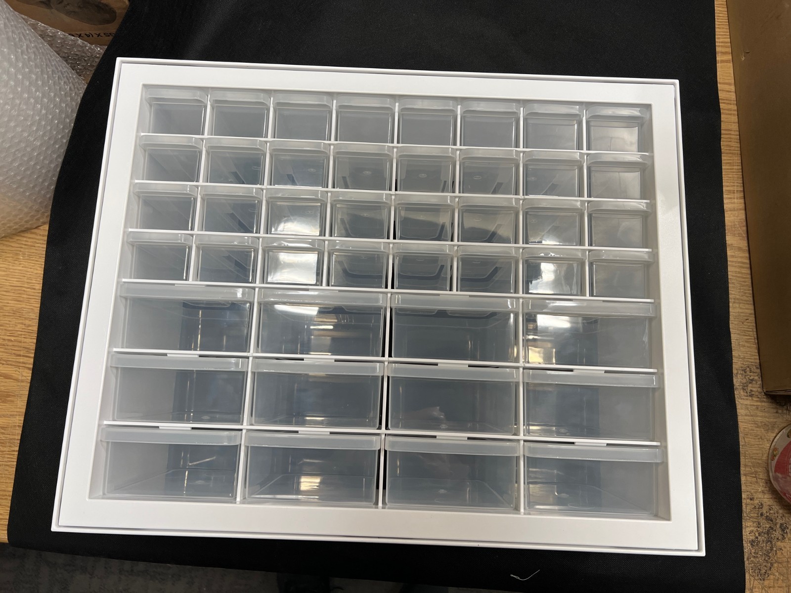 IRIS USA Screw Tool Organizer Small Parts Cabinet Chest White