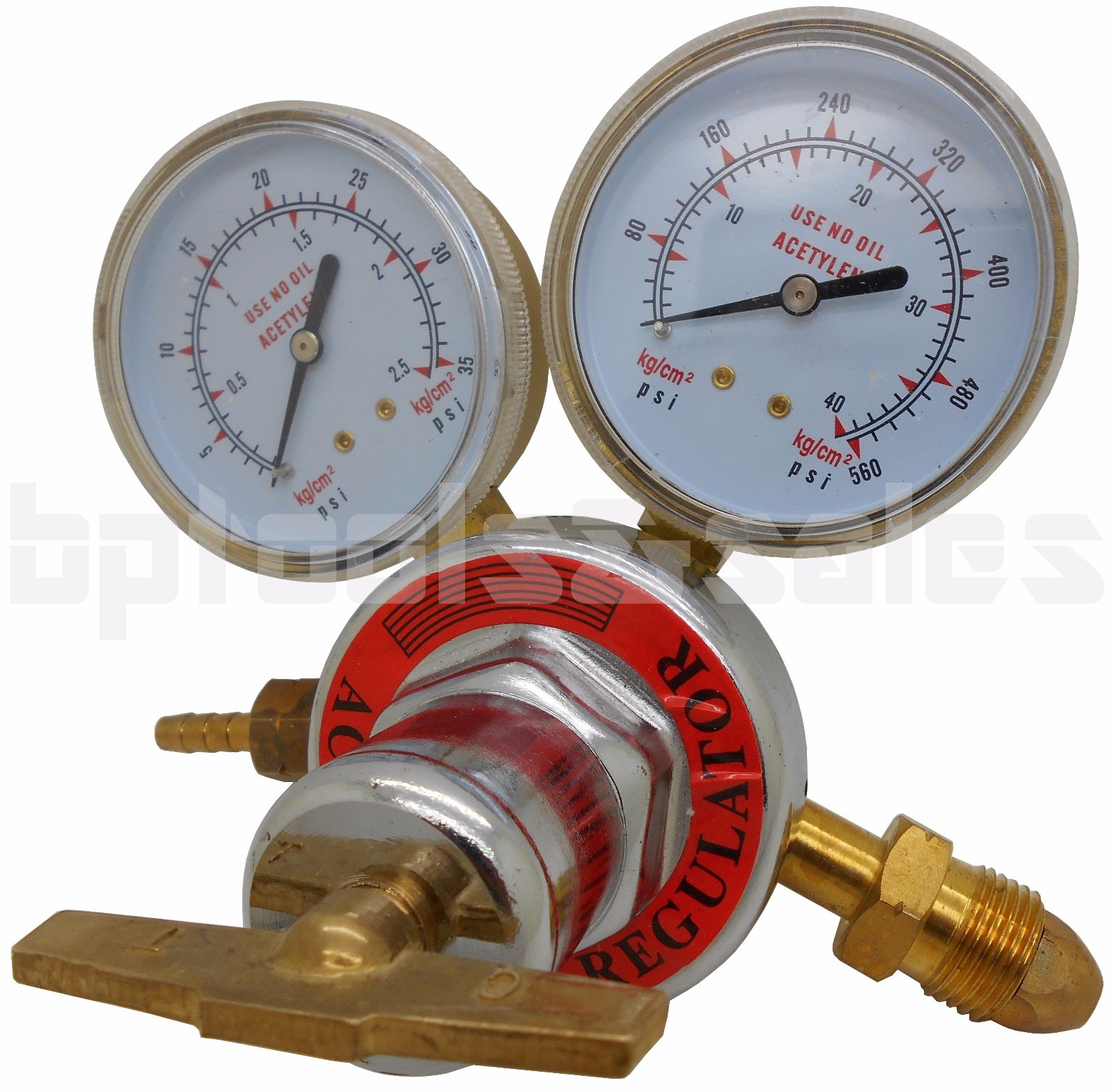 Solid Brass OXYGEN & ACETYLENE Regulators 4 Welding Fit Victor Gas Torch Cutting