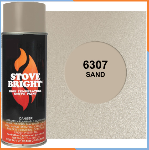 Stove Bright High Temperature Stove, Chimney & Fireplace Paint 12oz. Aerosol Can