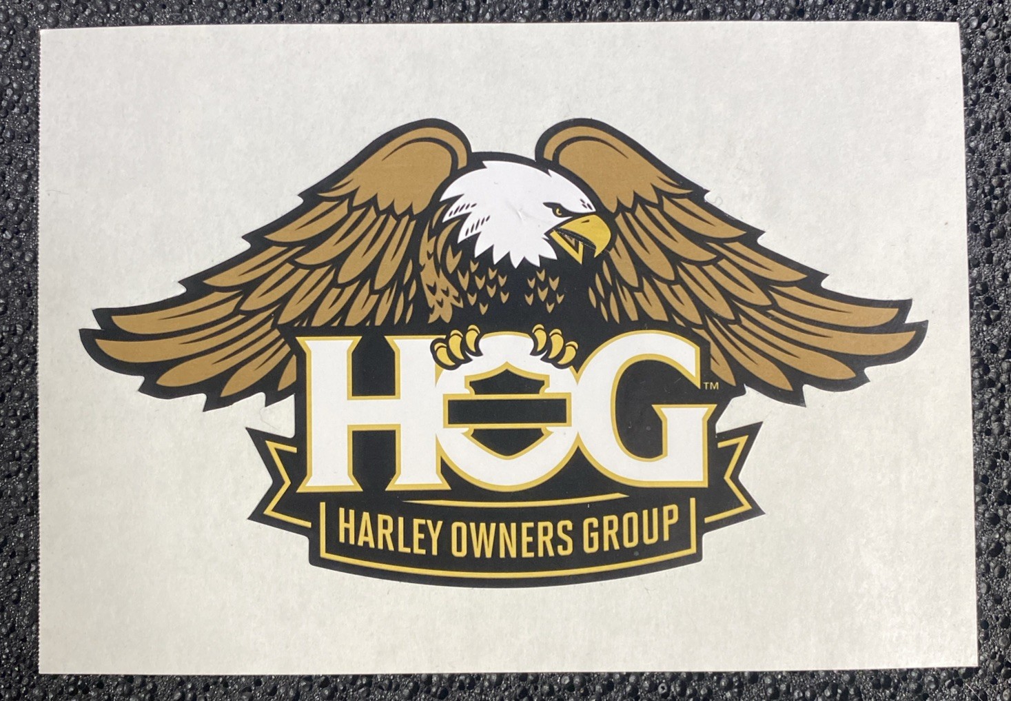Harley Davidson Owners Group HOG sticker Eagle Logo