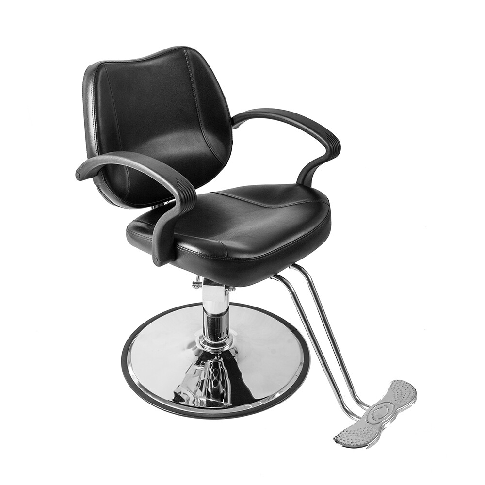 Barber Salon Chair Hair Stylist Hydraulic Pump Adjust Height 360 Swivel Chair