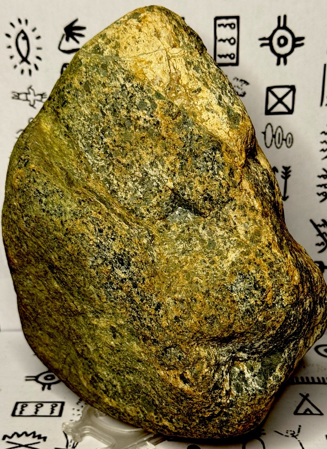 Native American Indian Authentic Artifact Stone Carved Effigy, 8 lb 2 oz • VA