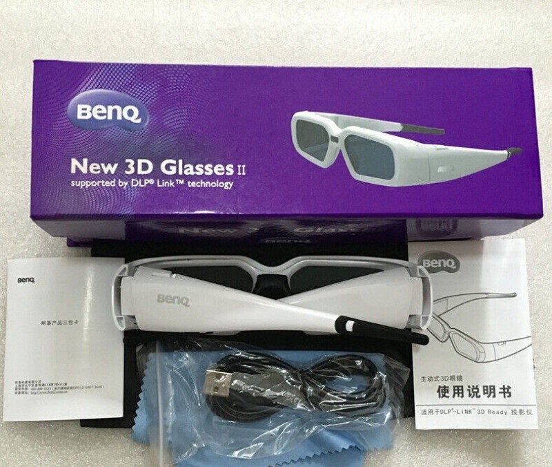 Genuine shutter 3D glasses for BenQ compatible DLP-LINK projectors 96-144HZ