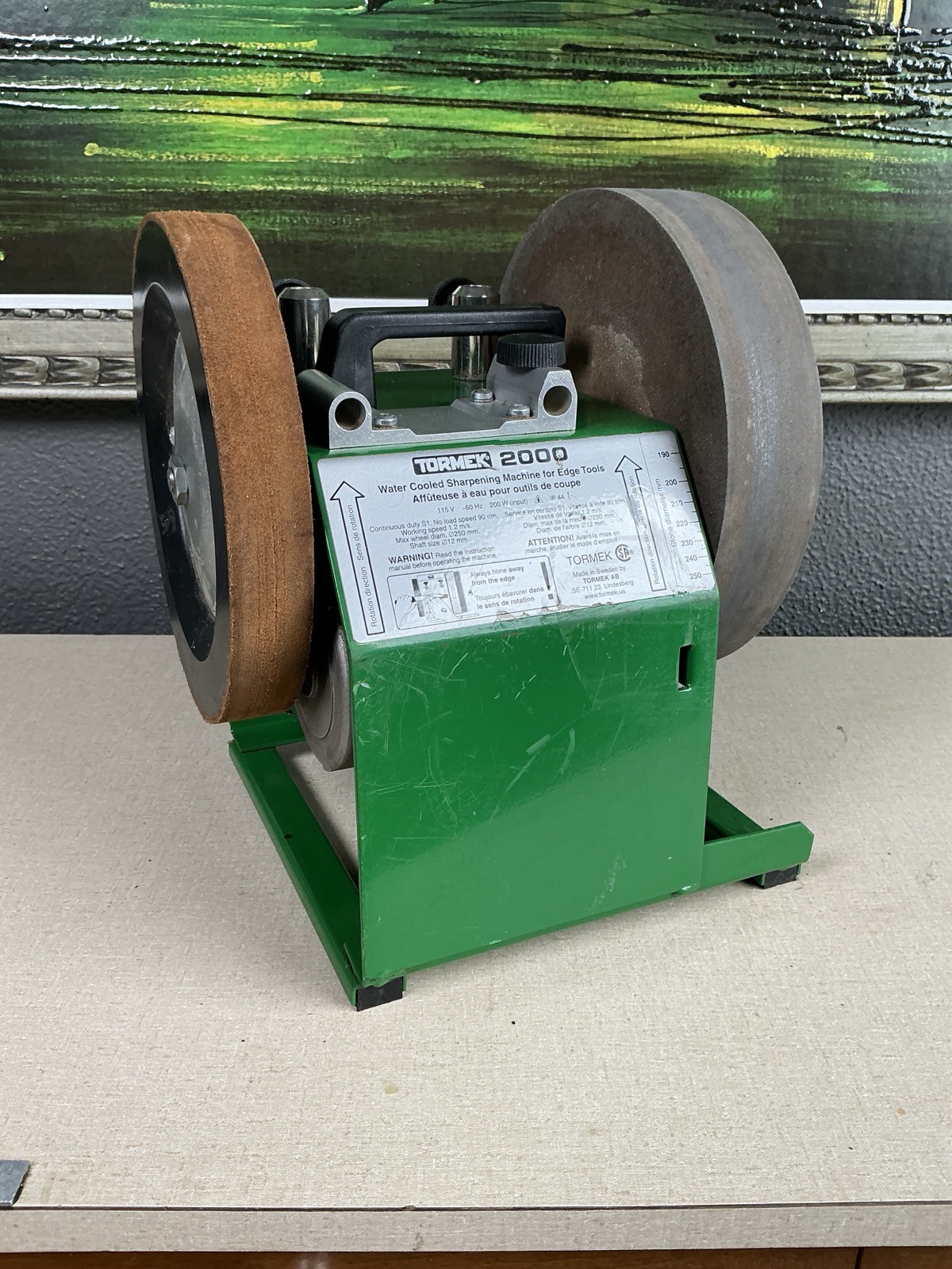 TORMEK Super Grind 2000 Water Cooled Knife Sharpening Machine - Sweden