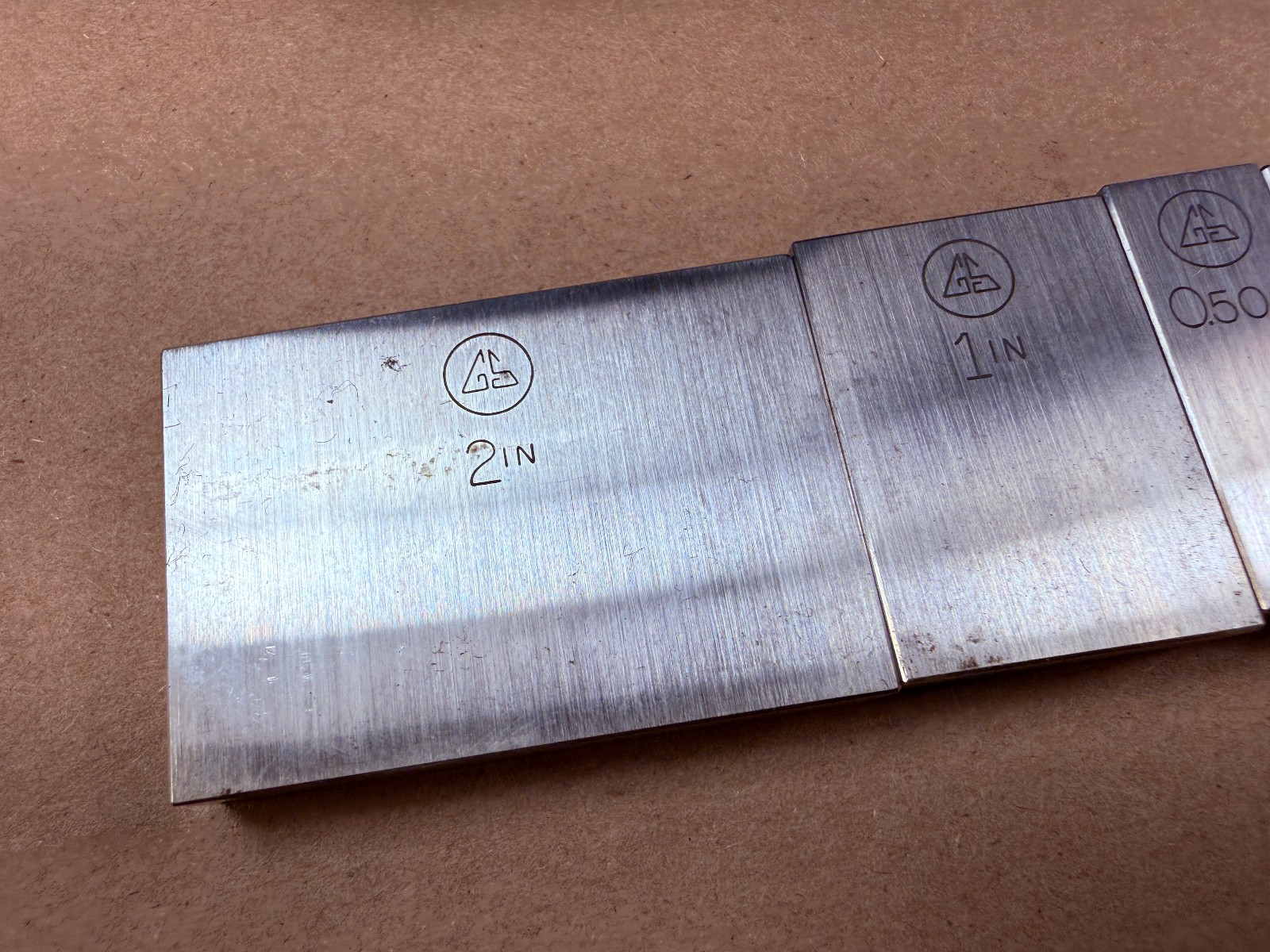 Vintage - ULTRA CHEX Gage Block Set Geo SCHERR .0625" - 2" in Case