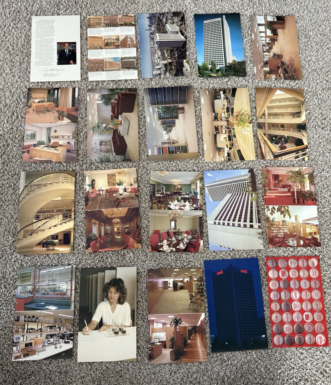 Coca-Cola Company international headquarters 18 Photographic Postcards Complete