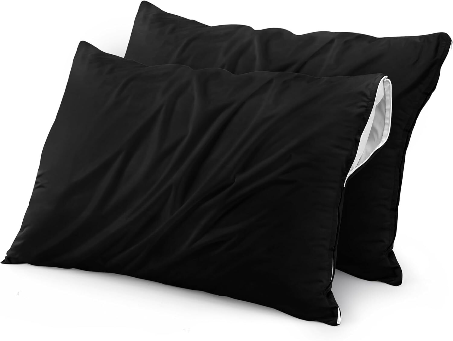 2 Pack Bed Bug Proof Zippered Pillow Encasement Waterproof Utopia Bedding