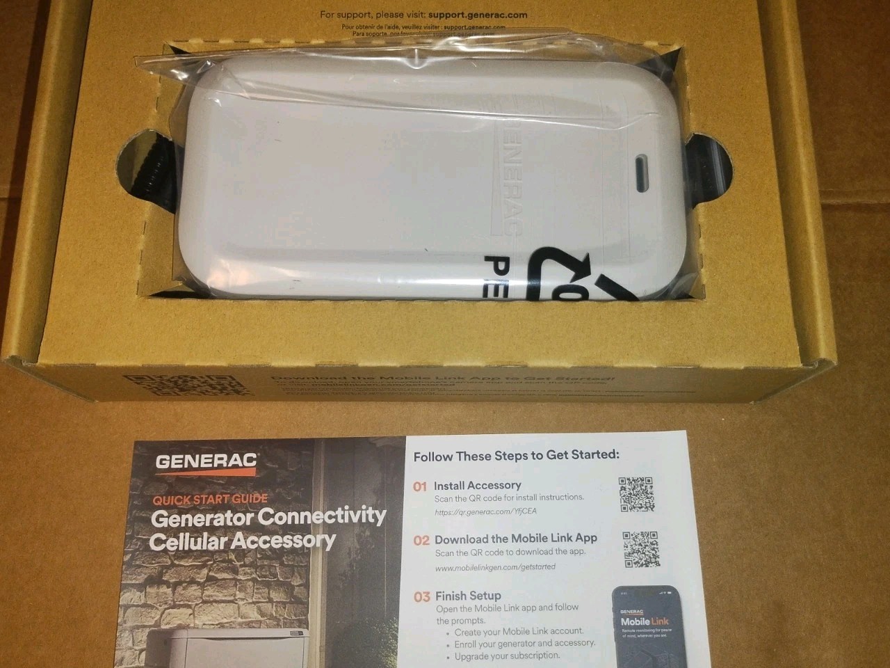 Generac Generator Remote Monitoring Connectivity Cellular KIT Mobile Link 12V