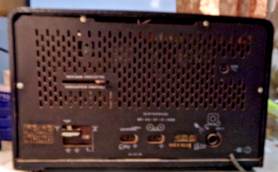 WORKS Norelco Radio Bi-Ampli Made in Holland B5X98A HUGE 21.25" x 13.25" x 8.5"