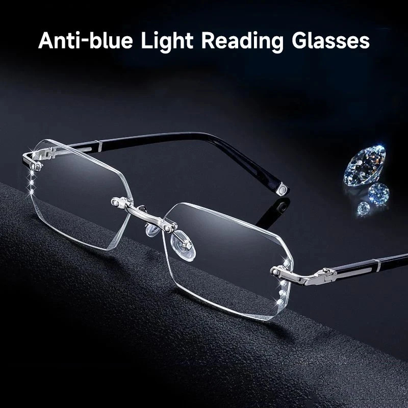 Clarity Blue Glasses Automatic Adjustment Eye Glass Reading Strain Screen Gaming