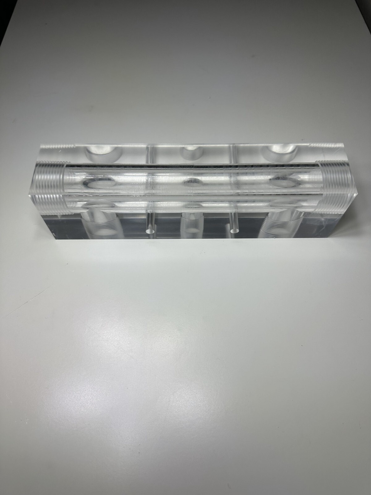 1” Clear Softwashing Manifold 3 Port