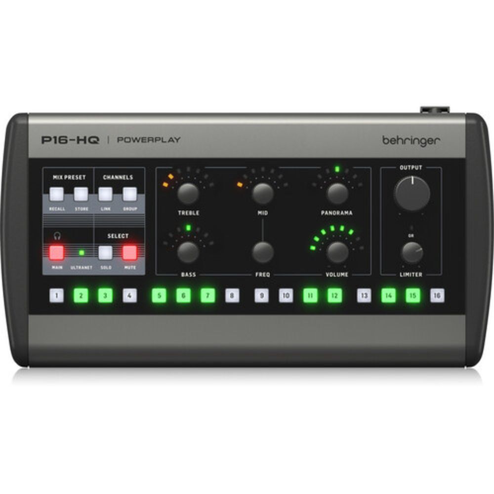 Behringer P16-HQ 16-Channel Personal Monitoring Mixer