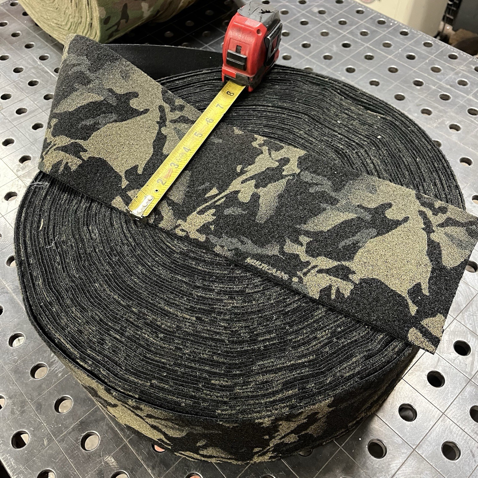 6" Velcro® Brand - LOOP - MIL-SPEC Black Multicam Camoflague SEW-ON TYPE 1 YARD