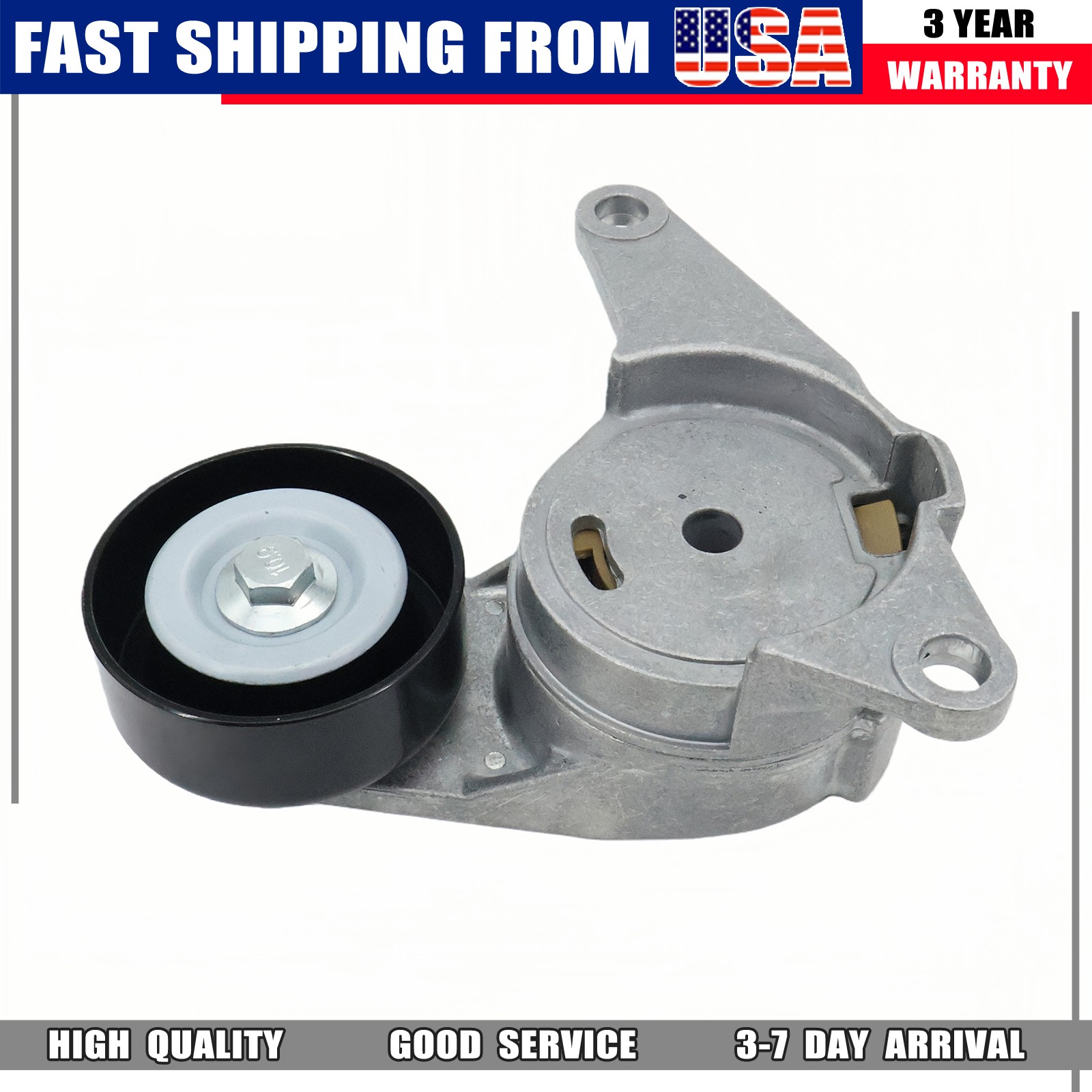 Fit Chevy Camaro Caprice Saab 9-3 2.8L 3.6L Serpentine Drive Belt Tensioner Kit