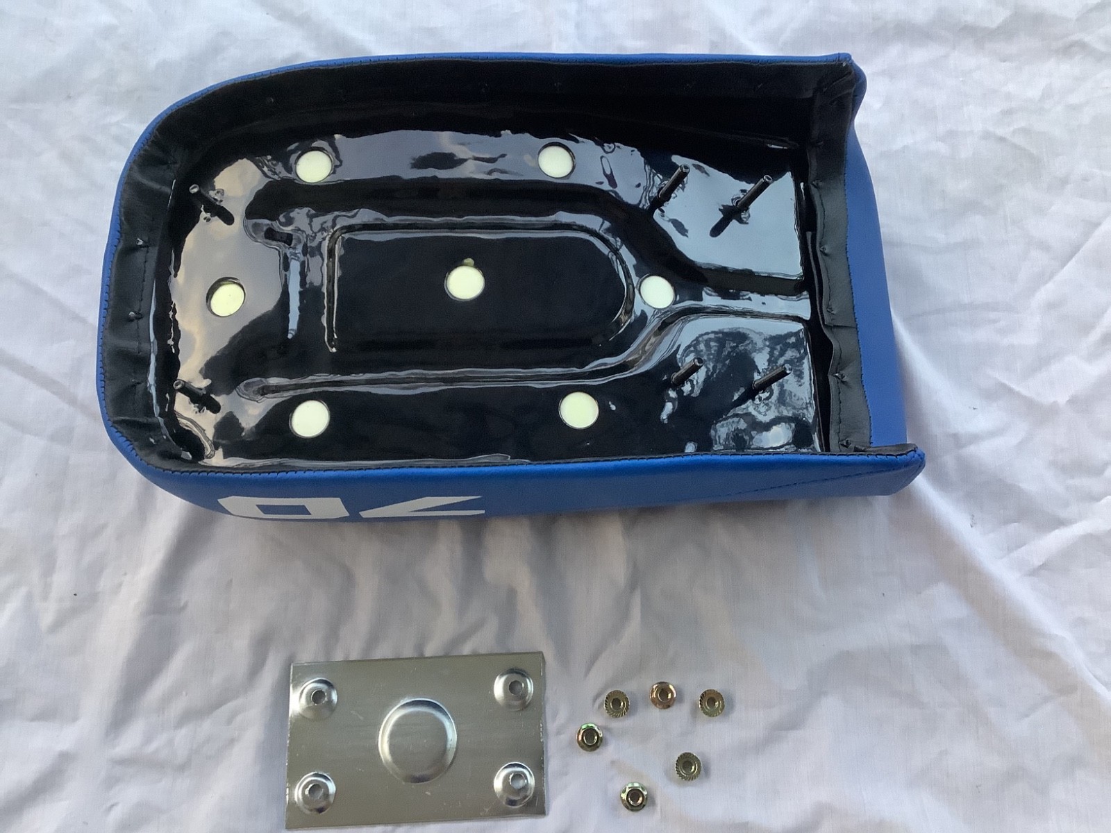 blue CUSTOM Seat with #70 on sides fits Honda ATC70 1978-1985 new