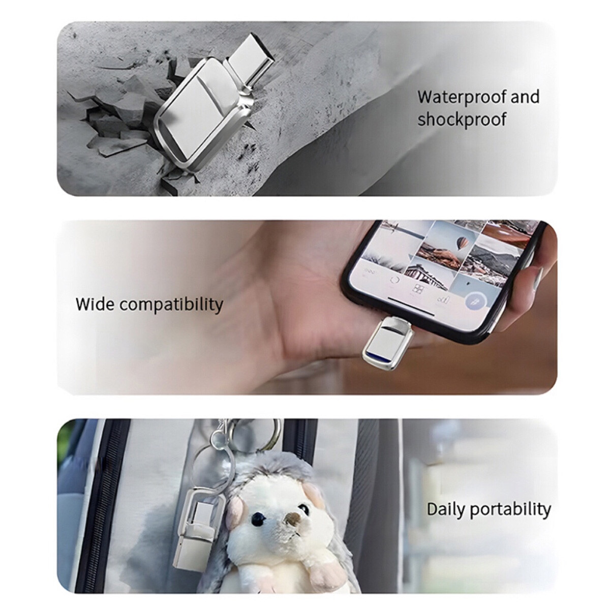 1/2TB Type C/USB-A USB 3.0 Flash Drive Thumb Drive Memory Stick for PC Lapto LOT