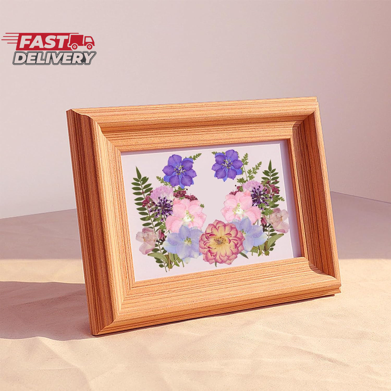 50Pcs Dried Pressed Flowers Resin Mould Real Pressed Flowers Natural Dry Leaves