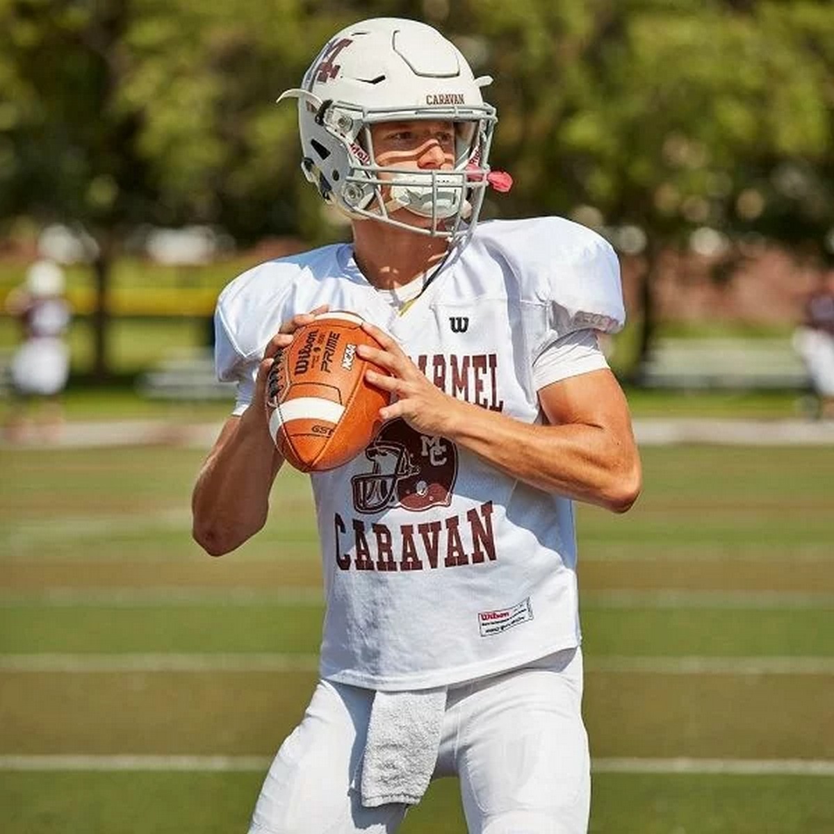 Wilson GST Prime Official Leather Blem Football