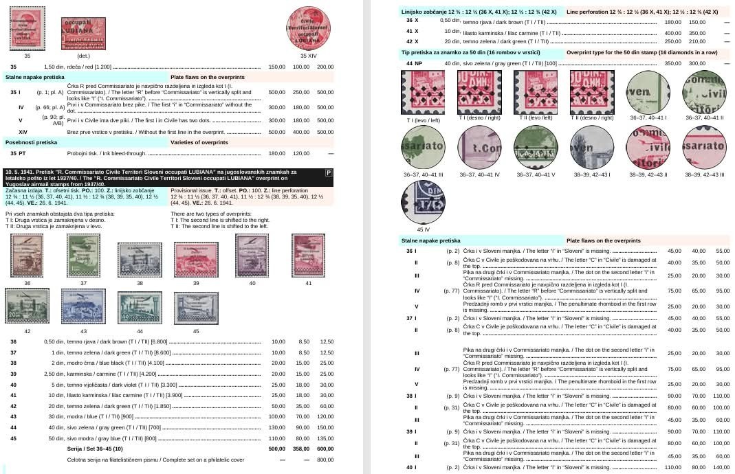 YUGOSLAVIA 1918–1991 Specialized Catalog of Postage Stamps 2025