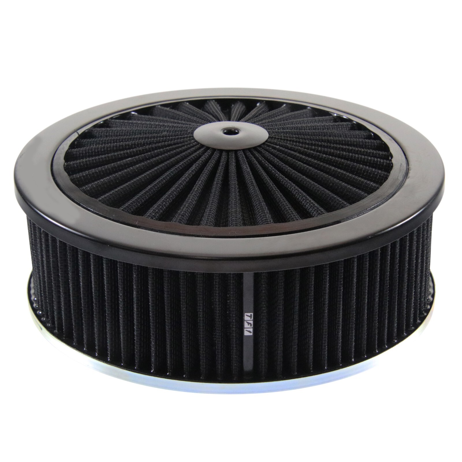 Extraflow All Black Air Cleaner Filter 9"x 3" Assy fit Holley 5-1/8" Base