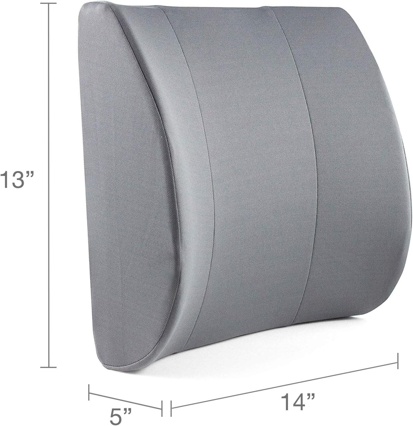 DMI Lumbar Support Pillow for Chair to Assist with Back Support 14x13x5