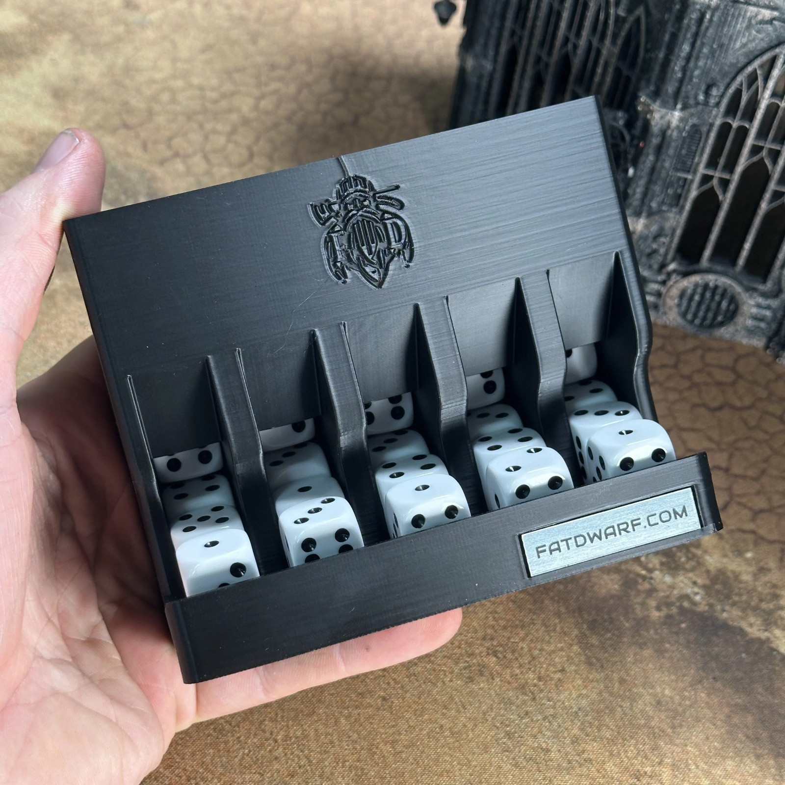 Dice dispenser by Fat Dwarf