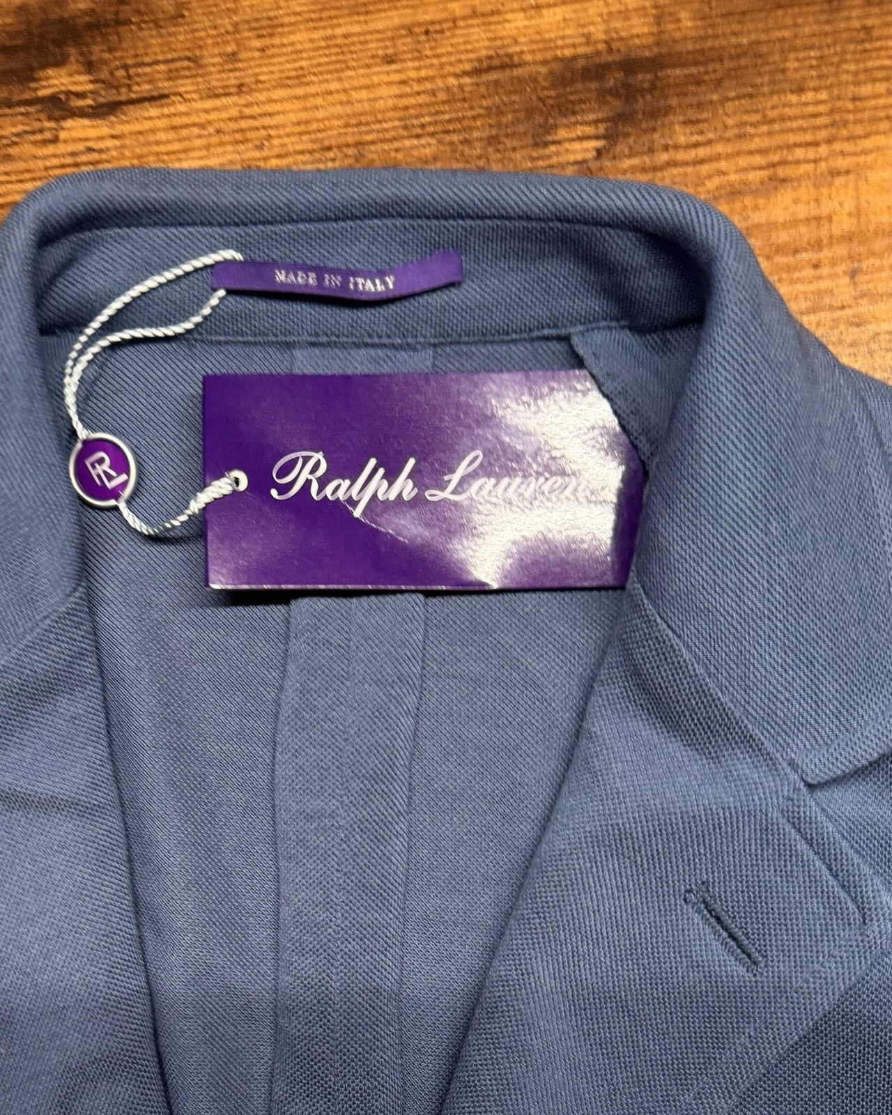 🔥NWT $1995 Ralph Lauren Purple Label Hadley Hand-Tailored Wool Piqué Blazer 38R