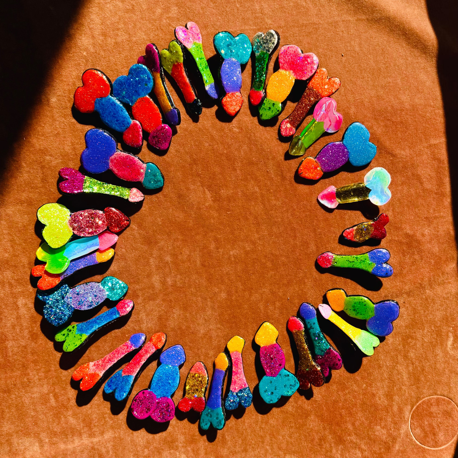 BARRETTES, PARTY FAVORS, BACHELORETTE PARTY, GIFTS, GAG GIFT, DICK GAG GIFT