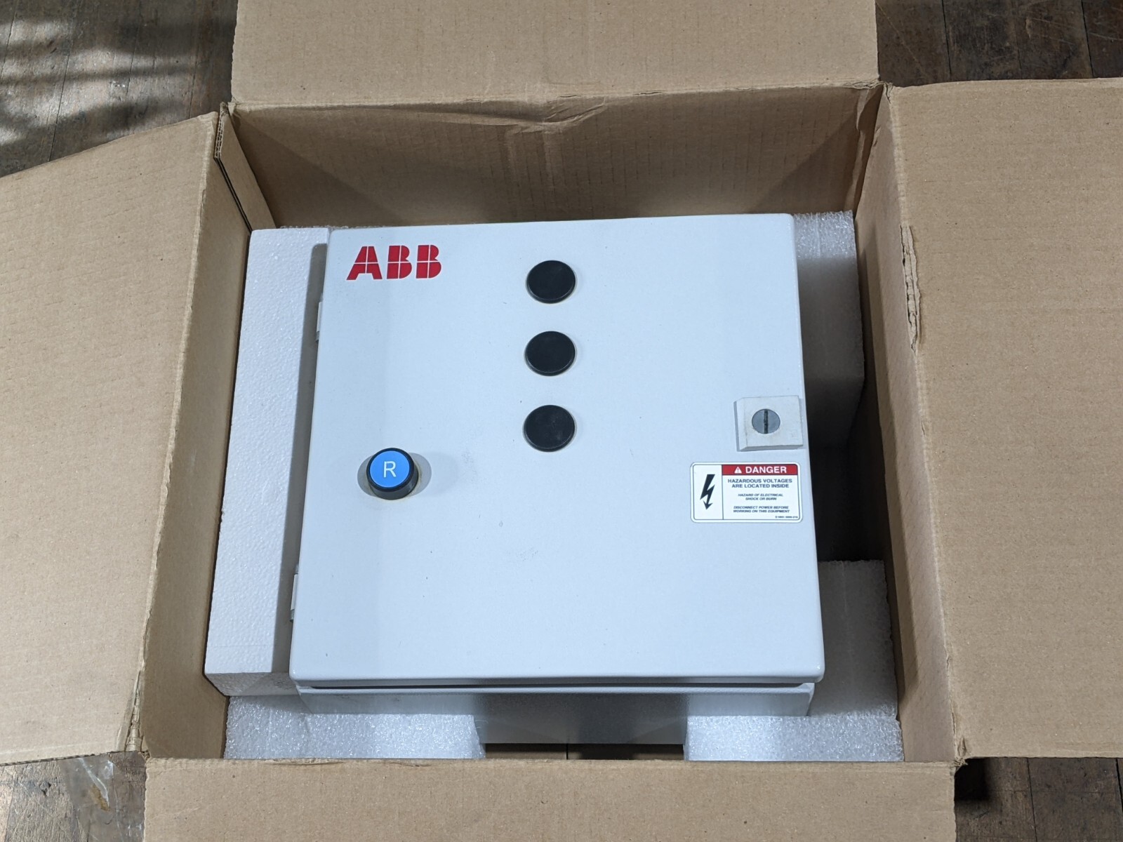 ABB AFN112-2S Non Combination Motor Starter Enclosure AF26-30-00-13 100-250 VAC