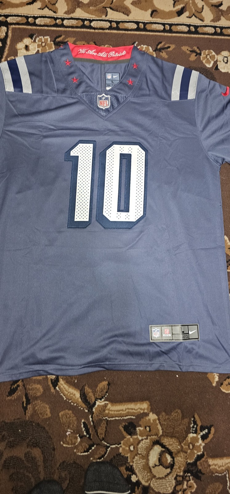 Drake Maye #10 N.E Patriots Nor easter F.U.S.E. LIMITED Rivalries New 2025 Large