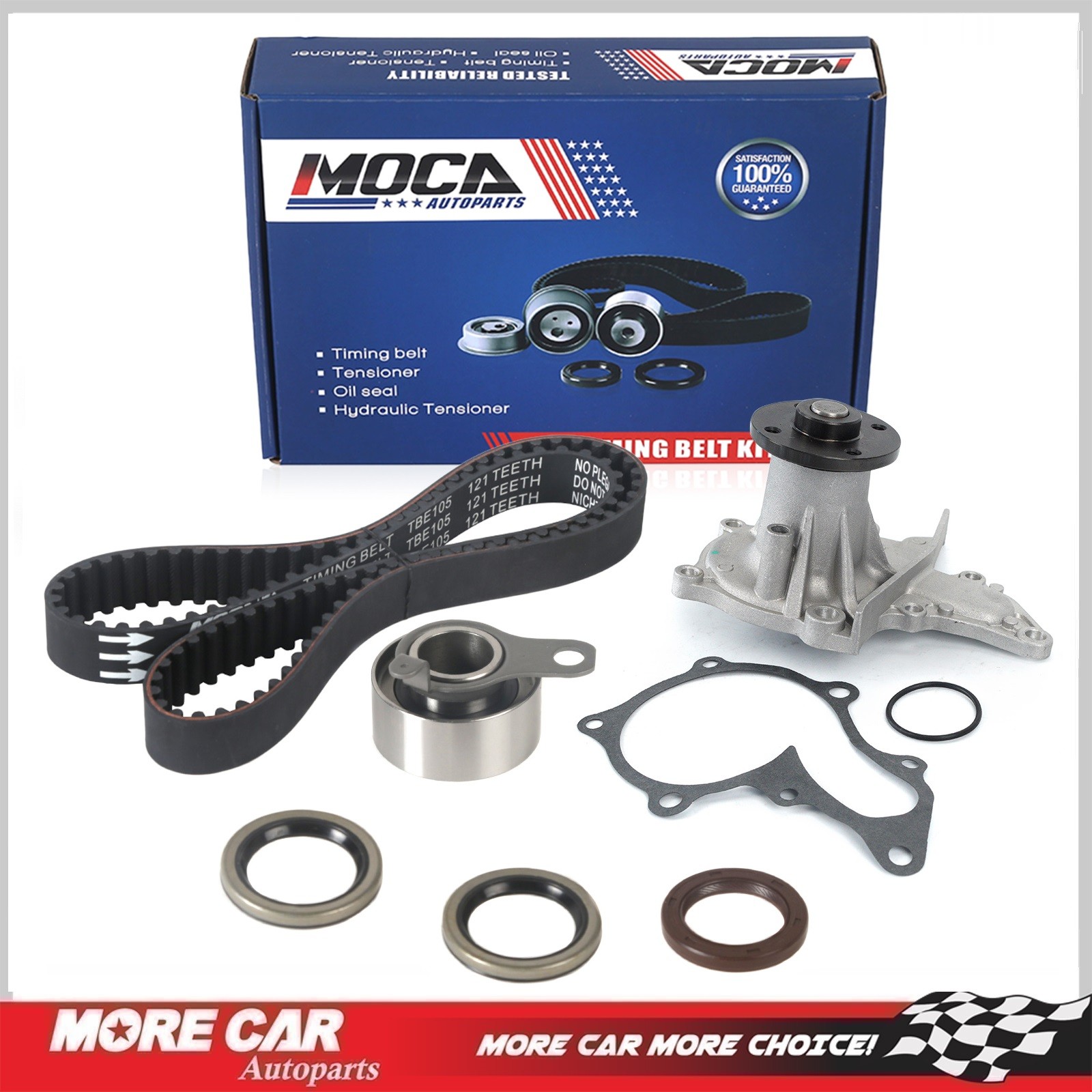 Timing Belt Kit Water Pump for 1993-1997 Geo Prizm Toyota Celica Corolla 1.8L l4