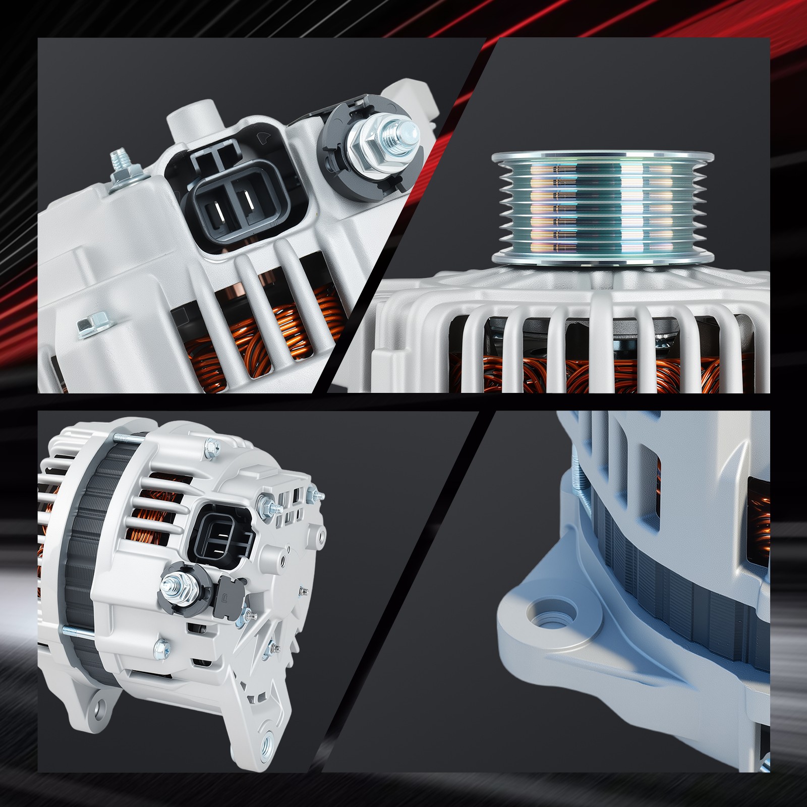 11120 Alternator For 2004-2007 Nissan Titan Armada SE LE Base INFINITI QX56 5.6L