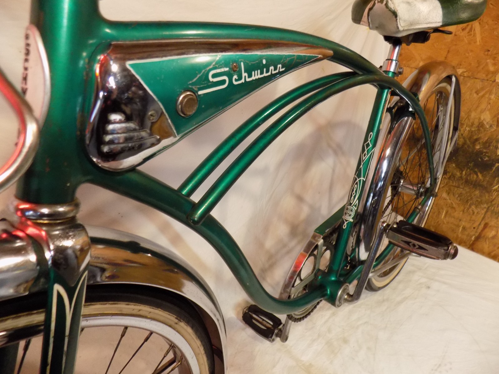 1960 SCHWINN PANTHER II MENS PEANUT TANK BICYCLE S7 AMERICAN JAGUAR CORVETTE 68