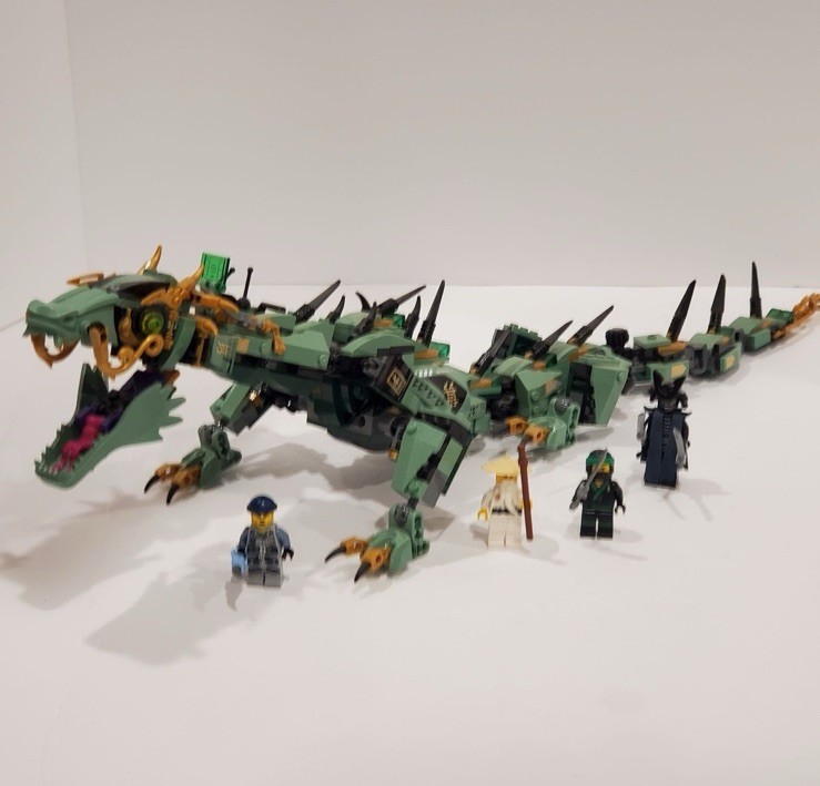ALT OF LEGO Green Ninja Mech Dragon 70612 Complete Set (READ DESCRIPTION )