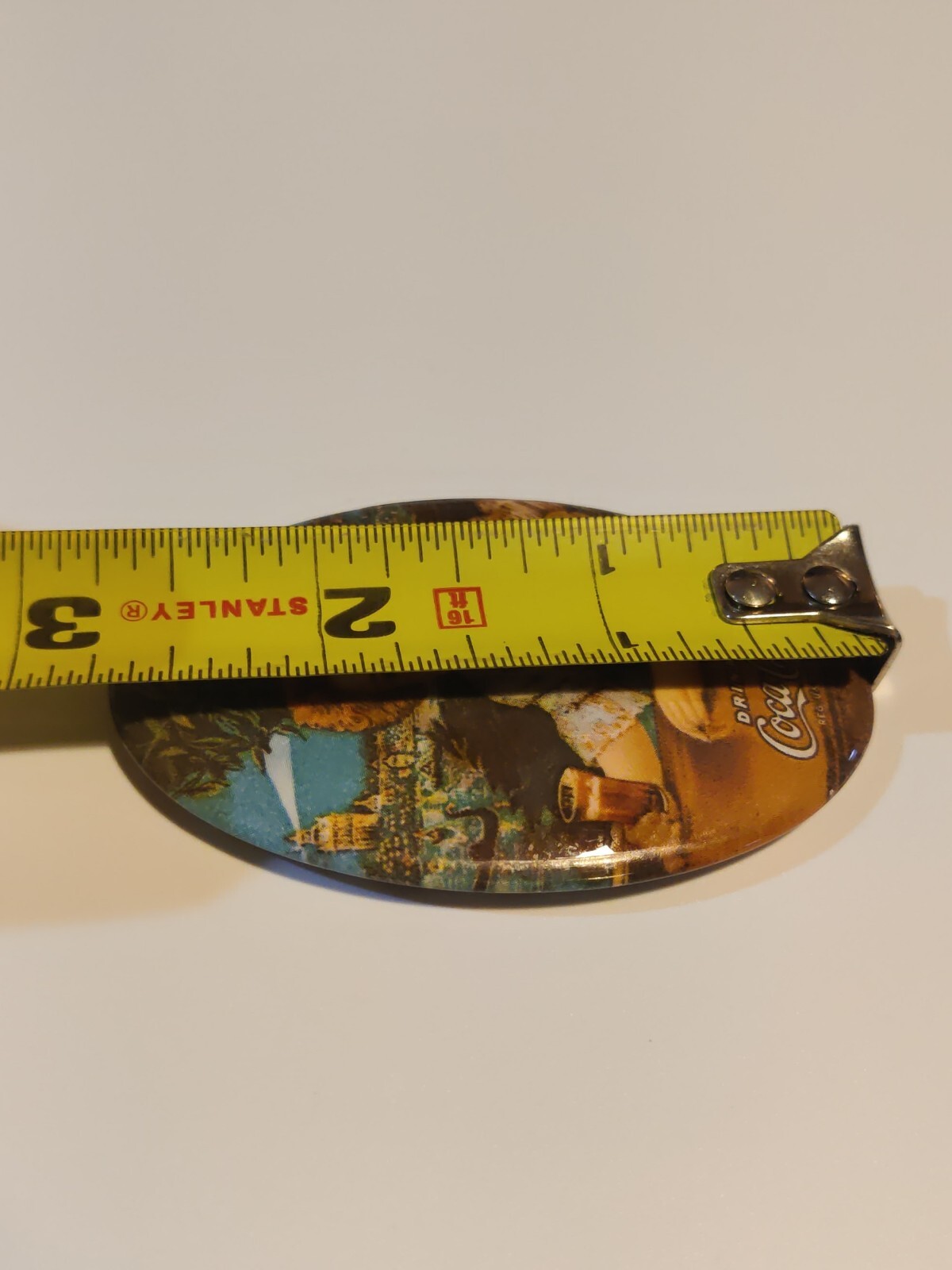 1973 MEMORIAL OF 1909 COCA-COLA ADVERTISING POCKET MIRROR COKE EXHIBITION