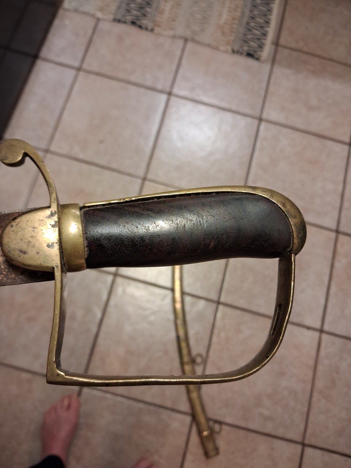 Signed John Prosser of London- War of 1812 Infantry Officers Sword w Scabbard