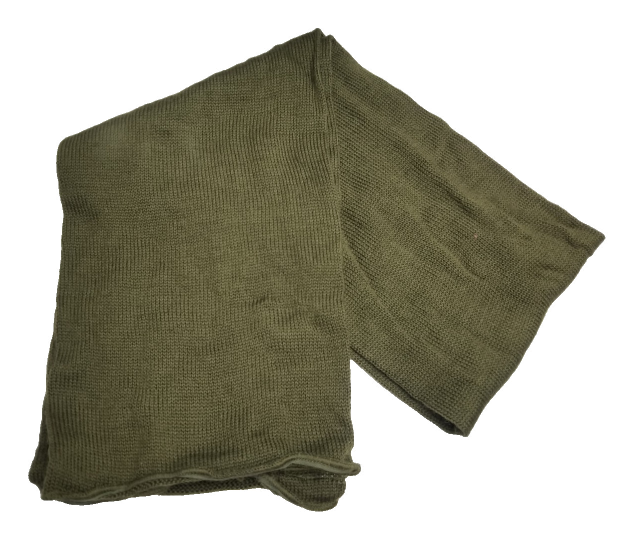USGI Military 1980's Wool Tube Scarf 50" OG-208 Olive Drab 8440-00-823-7520 MINT