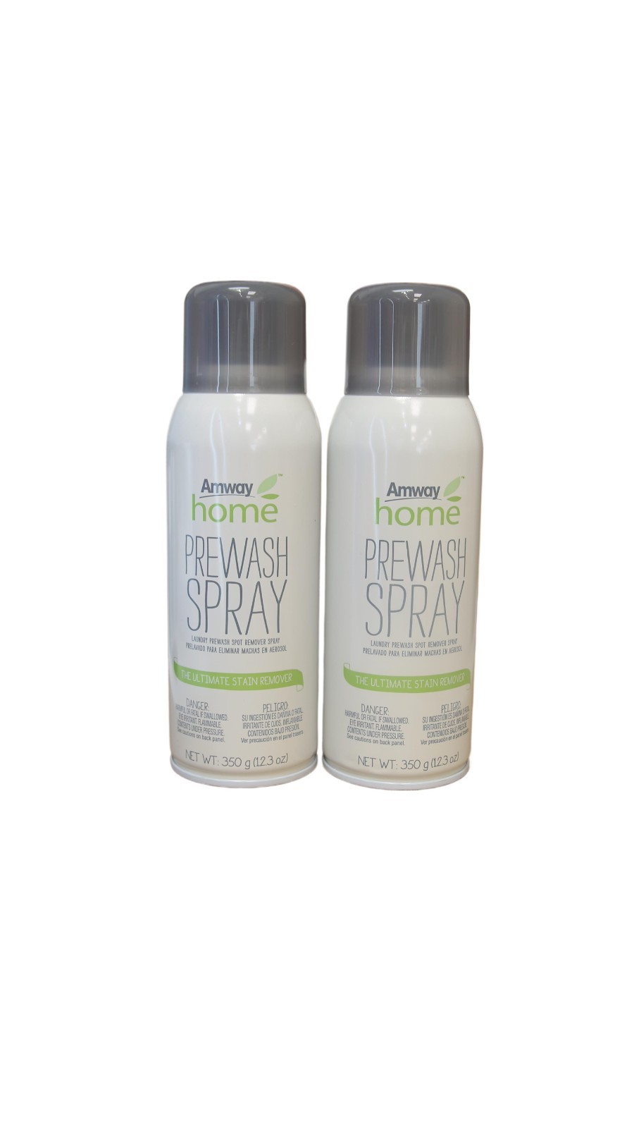 Lot of 2 Amway Home Prewash Spray 12.3oz Ultimate Stain Remover
