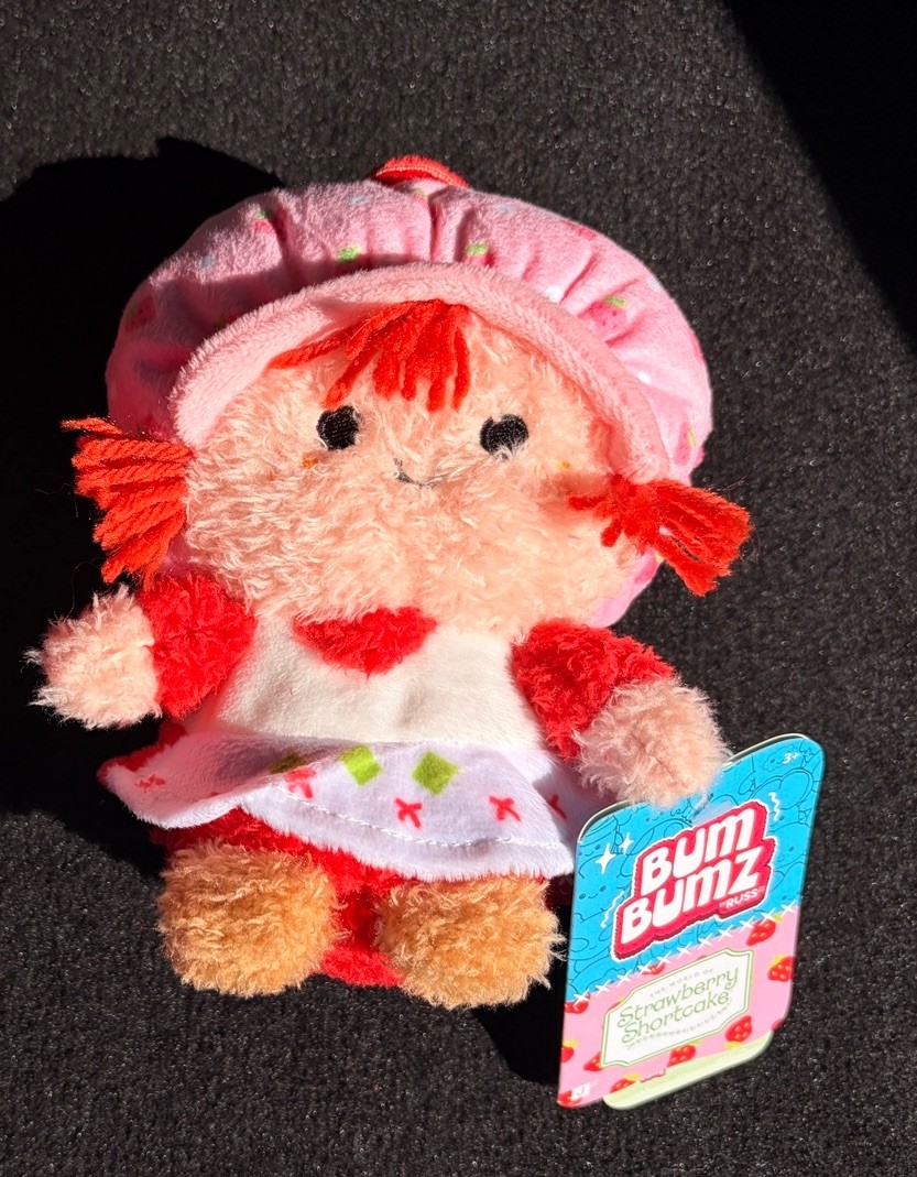 BumBumz Strawberry Shortcake & House Plush Set Of 2 Bum Bumz NEW