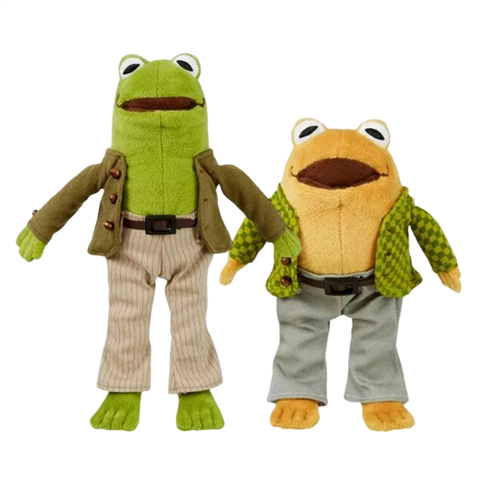 Frog And Toad Plush Set Of 2 Stuffed Animal Small Sekiguchi NEW