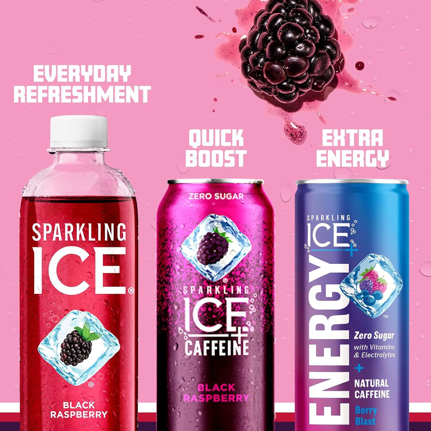 Sparkling Ice, Sparkling Water, Zero Sugar, 17 fl oz, 12 Pack, Select Flavor.