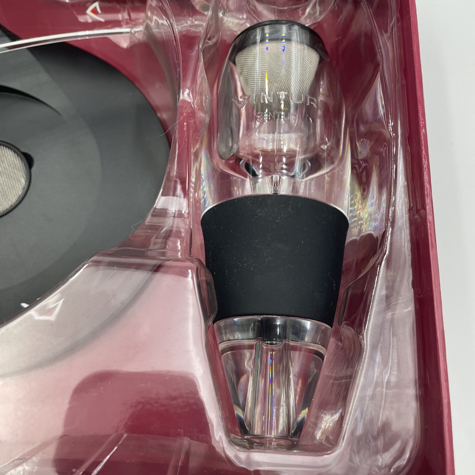 Vinturi Deluxe Essential Red Wine Aerator Pourer and Tower Set In Box