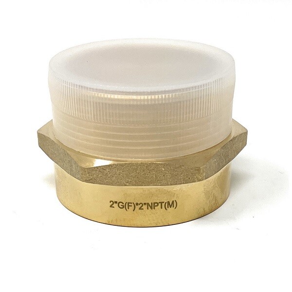 G Thread (Metric BSPP) Female to NPT Male Adapter - Lead-Free (2" x 2")