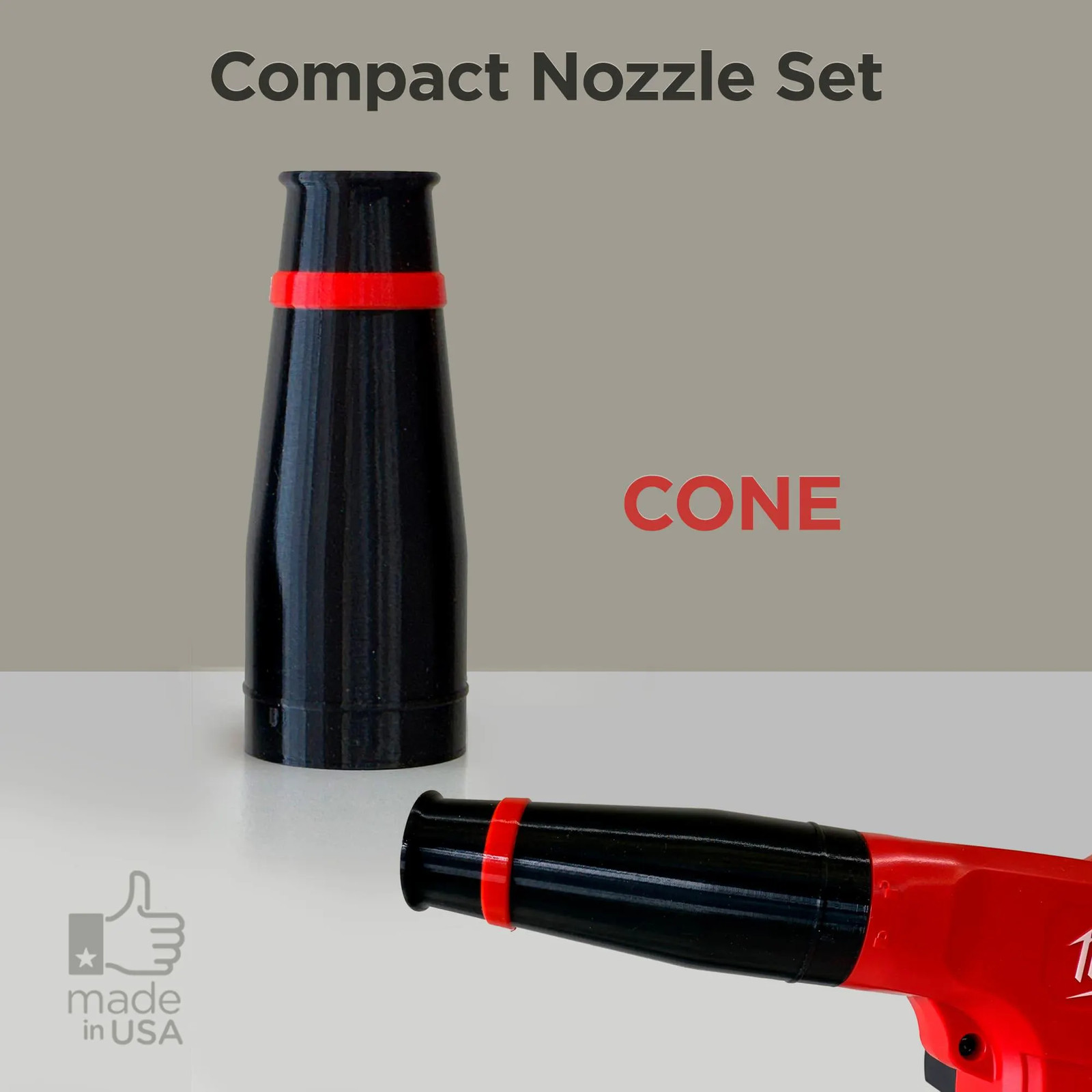 Nozzles for Milwaukee Cordless Compact Blower 0884-20