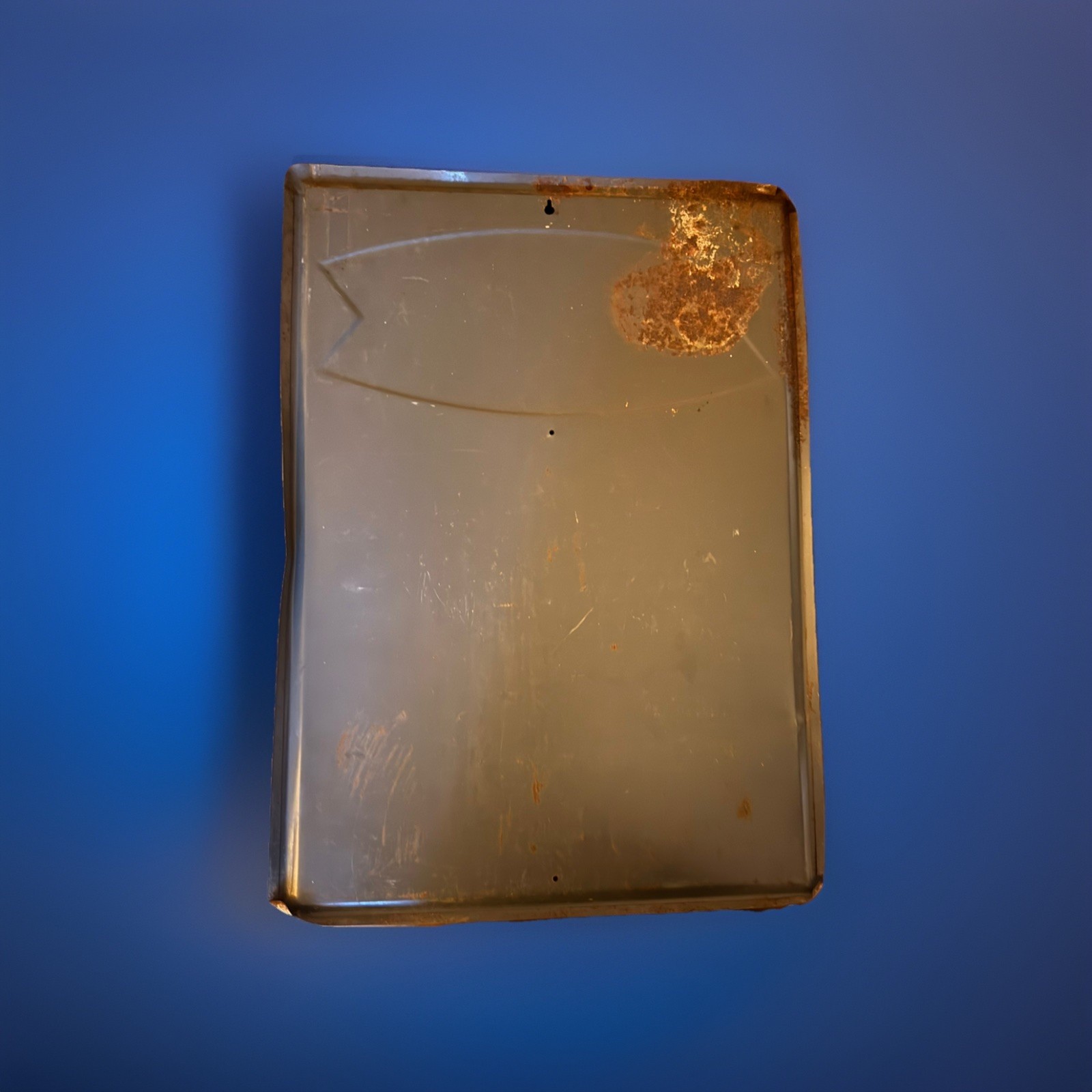 1950's Coca Cola Fishtail Delicious with Food Metal Menu Chalkboard Sign!